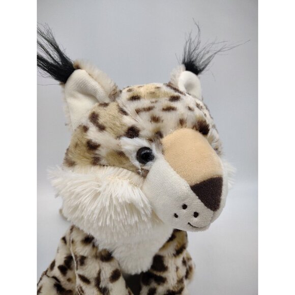 Walmart Plush Bobcat Lynx Stuffed Animal Jungle Spotted Wild Cat Friend Toy 12" - Picture 6 of 10